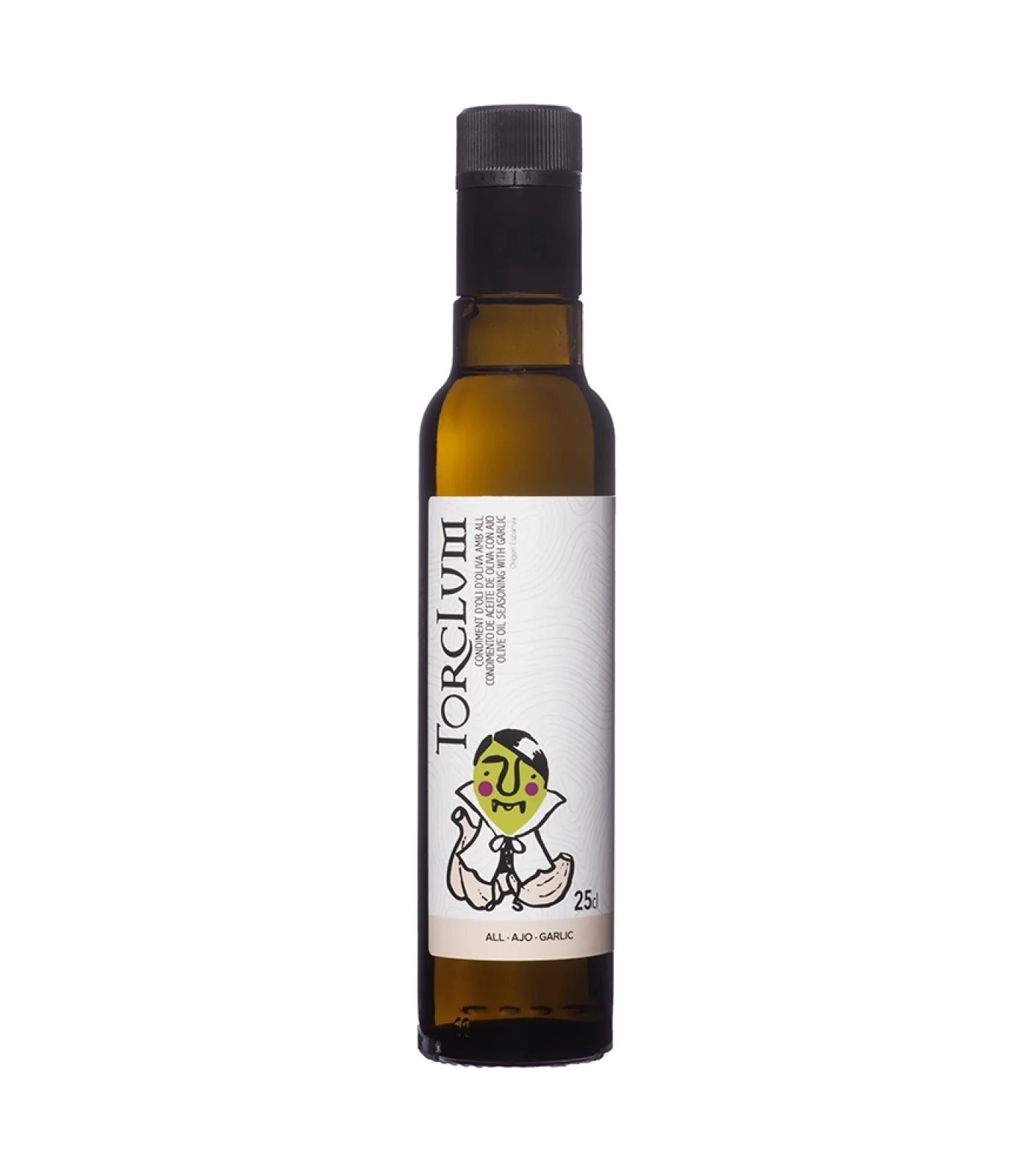 Condimento de aceite de oliva con ajo