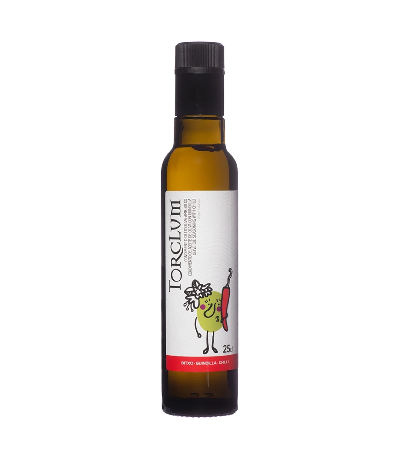Condimento de aceite de oliva con guindilla