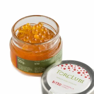 Perles oli oliva verge extra amb bitxo